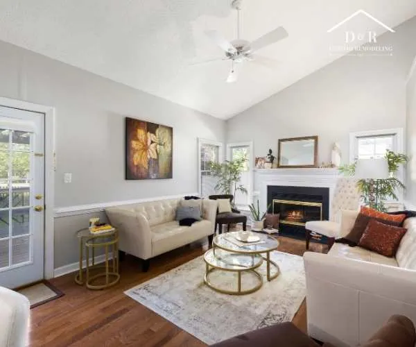 home remodeling in Austin TX A fully furnished, modern living room