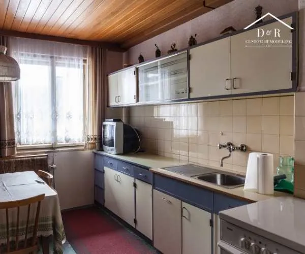A modern kitchen renovation